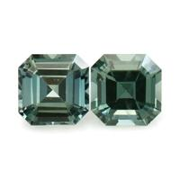 0.54&nbsp;Ct.Tw.Total Carat Weight Green Sapphire Pair from Ceylon (Sri Lanka) Video