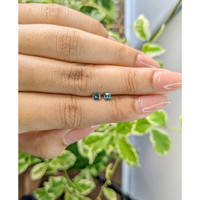 0.54&nbsp;Ct.Tw.Total Carat Weight Green Sapphire Pair from Ceylon (Sri Lanka) Life Style