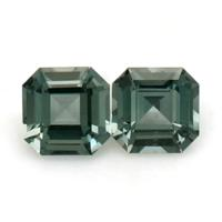 0.46&nbsp;Ct.Tw.Total Carat Weight Green Sapphire Pair from Ceylon (Sri Lanka) Video