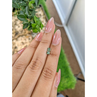 0.55&nbsp;Ct.Tw.Total Carat Weight Green Sapphire Pair from Ceylon (Sri Lanka) Life Style