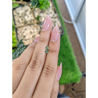 0.56&nbsp;Ct.Tw.Total Carat Weight Bluish Green Sapphire Pair from Ceylon (Sri Lanka) Life Style