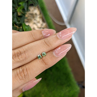 0.56&nbsp;Ct.Tw.Total Carat Weight Bluish Green Sapphire Pair from Ceylon (Sri Lanka) Life Style