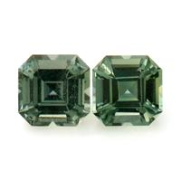 0.53&nbsp;Ct.Tw.Total Carat Weight Green Sapphire Pair from Ceylon (Sri Lanka) Video