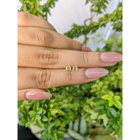 0.53&nbsp;Ct.Tw.Total Carat Weight Greenish Yellow Sapphire Pair from Ceylon (Sri Lanka) Life Style