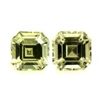 0.51&nbsp;Ct.Tw.Total Carat Weight Greenish Yellow Sapphire Pair from Ceylon (Sri Lanka) Video