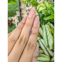 0.57&nbsp;Ct.Tw.Total Carat Weight Purple Sapphire Pair from Ceylon (Sri Lanka) Life Style