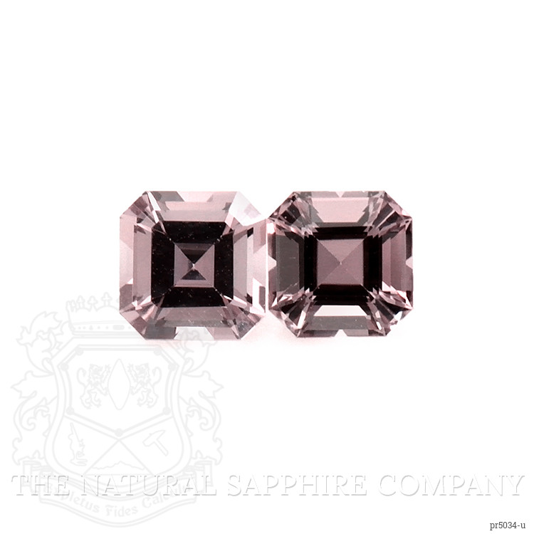 0.57 Ct.Tw. Pink Sapphire Pair from Ceylon (Sri Lanka)