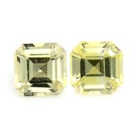 0.51&nbsp;Ct.Tw.Total Carat Weight Yellow Sapphire Pair from Ceylon (Sri Lanka) Video