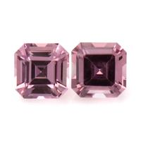 0.56&nbsp;Ct.Tw.Total Carat Weight Purplish Pink Sapphire Pair from Ceylon (Sri Lanka) Video