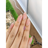 0.56&nbsp;Ct.Tw.Total Carat Weight Purplish Pink Sapphire Pair from Ceylon (Sri Lanka) Life Style