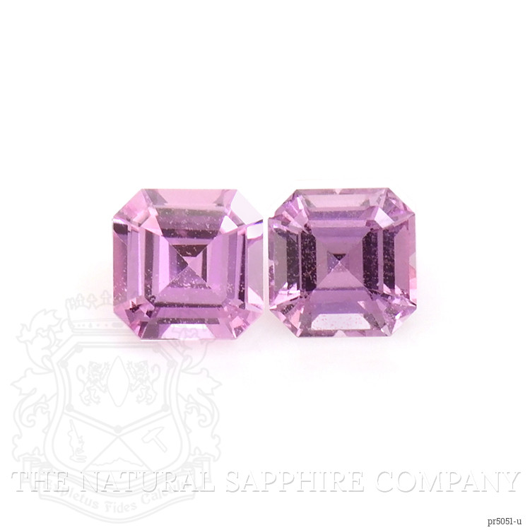 0.51 Ct.Tw. Purple Sapphire Pair from Ceylon (Sri Lanka)