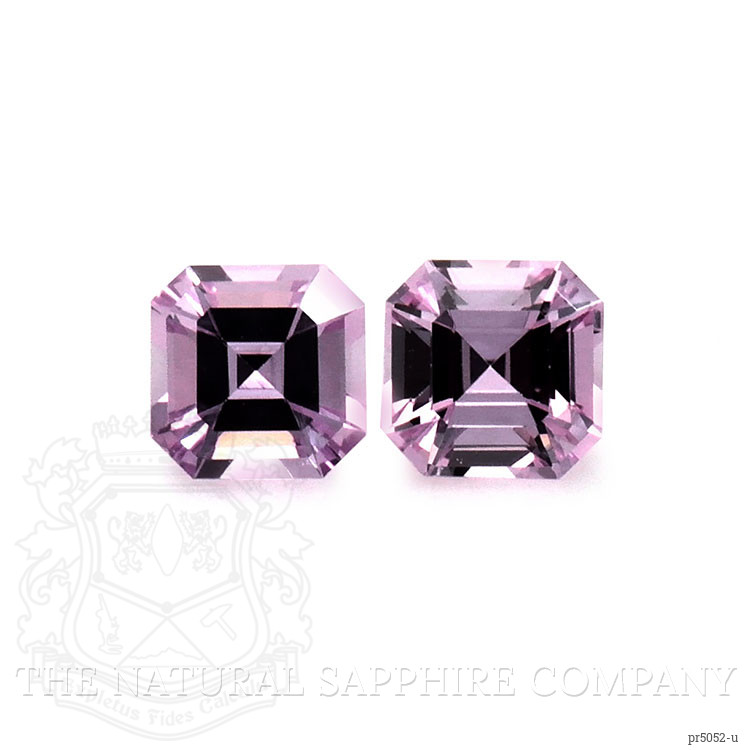 0.48 Ct.Tw. Purple Sapphire Pair from Ceylon (Sri Lanka)