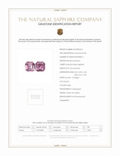 0.52 Ct.Tw.Total Carat Weight Sapphire Pair from Ceylon (Sri Lanka) Scan Report