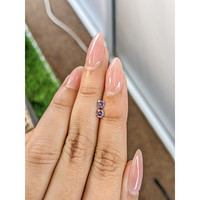 0.52&nbsp;Ct.Tw.Total Carat Weight Purple Sapphire Pair from Ceylon (Sri Lanka) Life Style