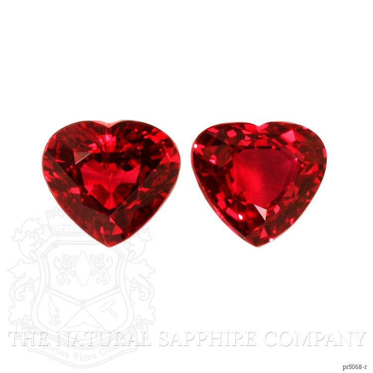 2.06 Ct.Tw. Ruby Pair from Mozambique