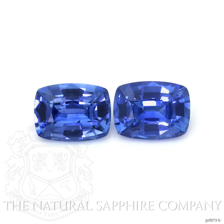 2.48 Ct.Tw. Blue Sapphire Pair from Ceylon (Sri Lanka)
