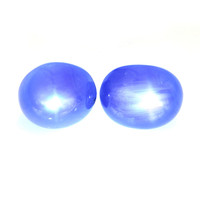 5.20&nbsp;Ct.Tw.Total Carat Weight Blue Star Sapphire Pair from Burma (Myanmar) Video