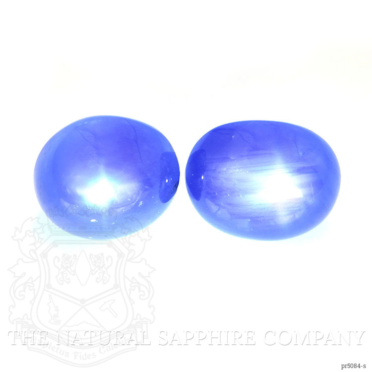 5.20 Ct.Tw. Blue Star Sapphire Pair from Burma (Myanmar)