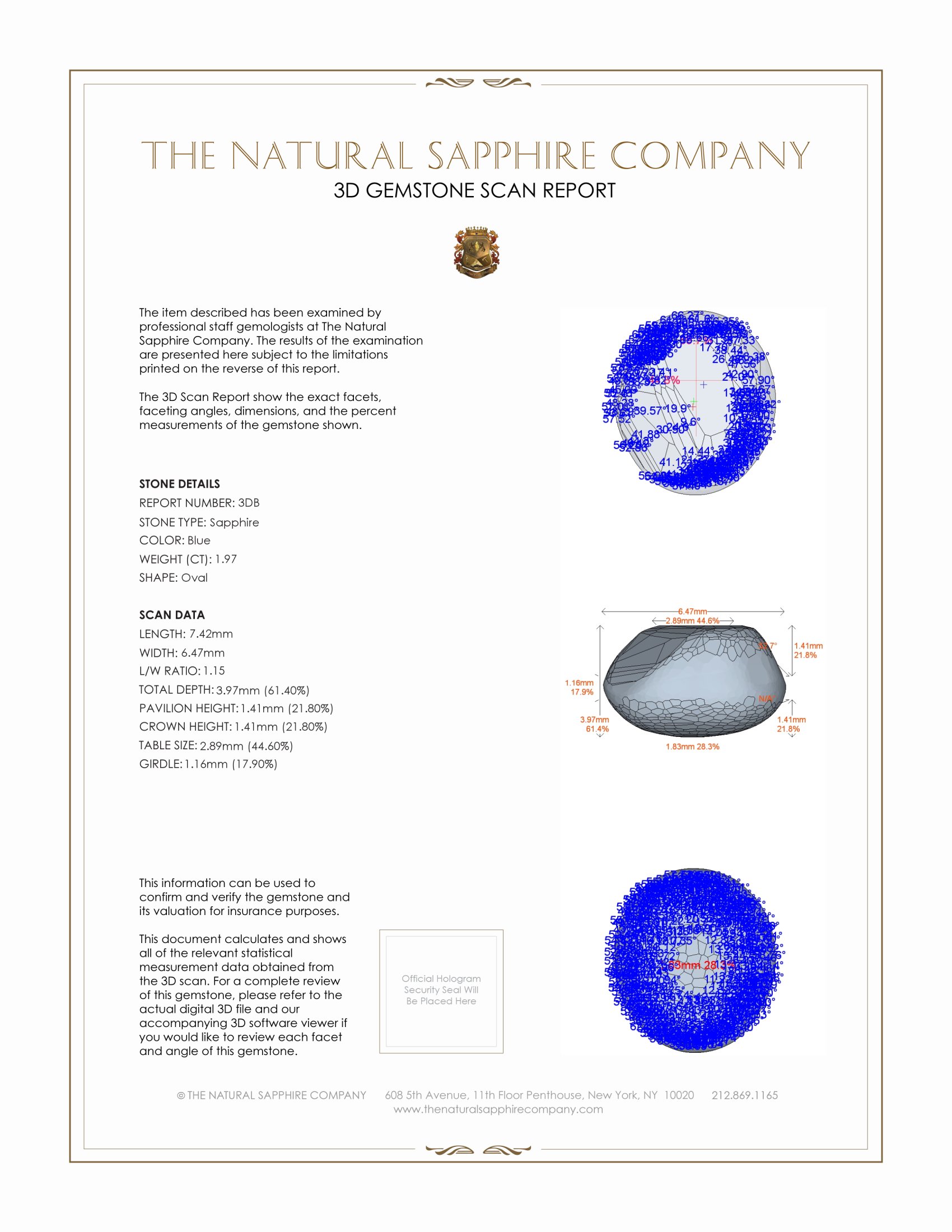 3.87 Ct.Tw. Blue Star Sapphire Pair from Burma (Myanmar)