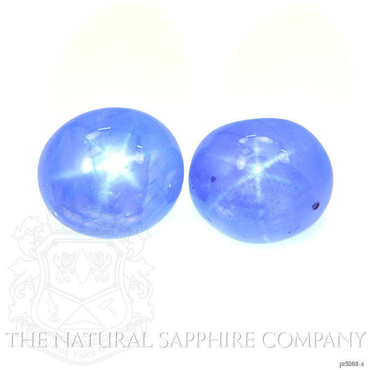 3.90 Ct.Tw. Blue Star Sapphire Pair from Burma (Myanmar)