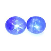 4.87&nbsp;Ct.Tw.Total Carat Weight Blue Star Sapphire Pair from Burma (Myanmar) Video