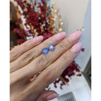 4.50&nbsp;Ct.Tw.Total Carat Weight Blue Star Sapphire Pair from Burma (Myanmar) Life Style