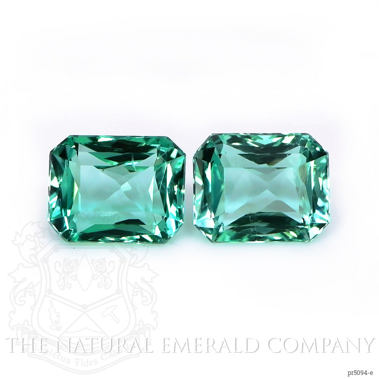 5.16 Ct.Tw. Emerald Pair from Colombia
