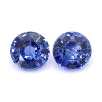 1.69&nbsp;Ct.Tw.Total Carat Weight Blue Sapphire Pair from Ceylon (Sri Lanka) Video