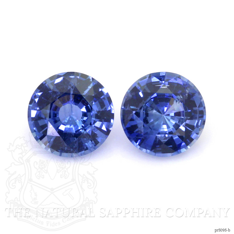 1.69 Ct.Tw. Blue Sapphire Pair from Ceylon (Sri Lanka)