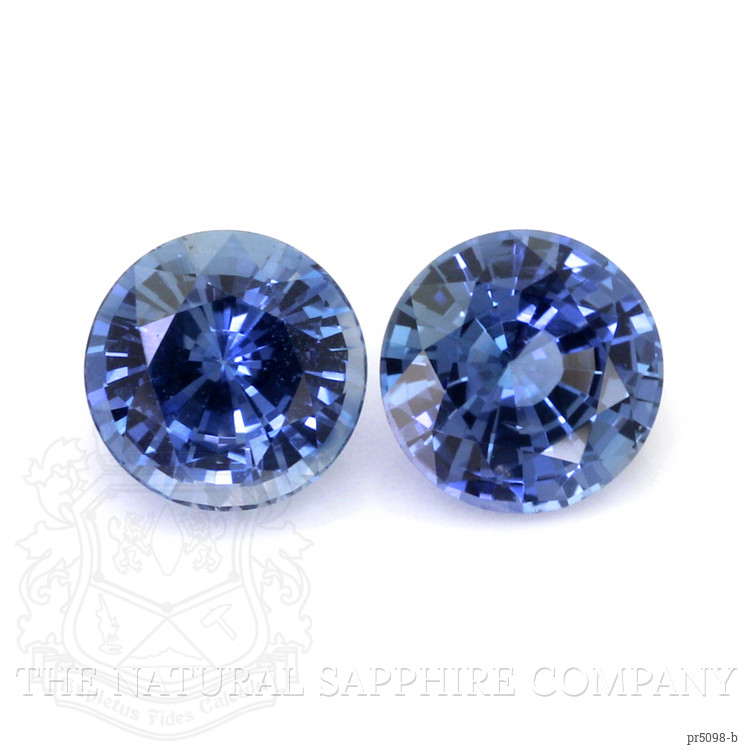 1.95 Ct.Tw. Blue Sapphire Pair from Ceylon (Sri Lanka)