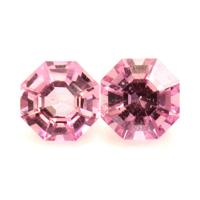 0.72&nbsp;Ct.Tw.Total Carat Weight Pink Sapphire Pair from Ceylon (Sri Lanka) Video