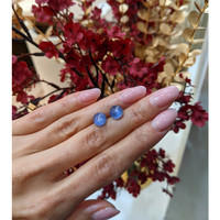 8.50&nbsp;Ct.Tw.Total Carat Weight Blue Star Sapphire Pair from Burma (Myanmar) Life Style