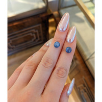 6.00&nbsp;Ct.Tw.Total Carat Weight Blue Star Sapphire Pair from Burma (Myanmar) Life Style