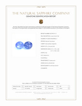 5.27 Ct.Tw.Total Carat Weight Blue Star Sapphire Pair from Burma (Myanmar) Scan Report