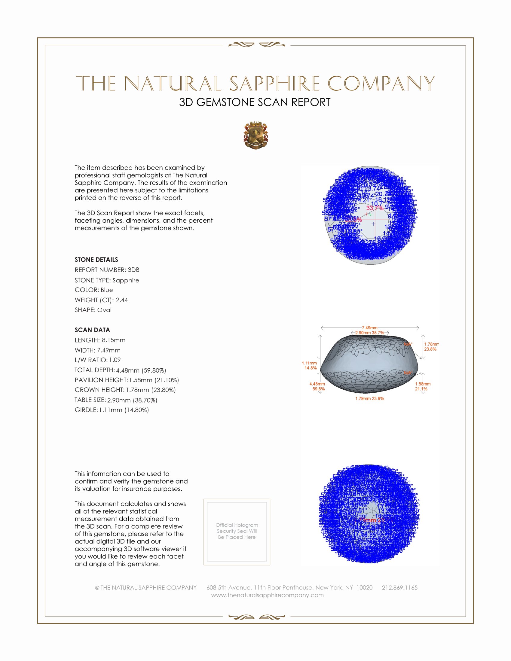 5.27 Ct.Tw. Blue Star Sapphire Pair from Burma (Myanmar)