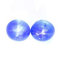 6.22&nbsp;Ct.Tw.Total Carat Weight Blue Star Sapphire Pair from Burma (Myanmar) Video