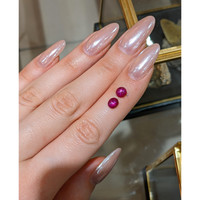 2.28&nbsp;Ct.Tw.Total Carat Weight Star Ruby Pair from Burma (Myanmar) Life Style