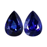 7.97&nbsp;Ct.Tw.Total Carat Weight Blue Sapphire Pair from Ceylon (Sri Lanka) Video