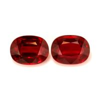 10.18 Ct.Tw.Total Carat Weight Ruby Pair from Mozambique Video