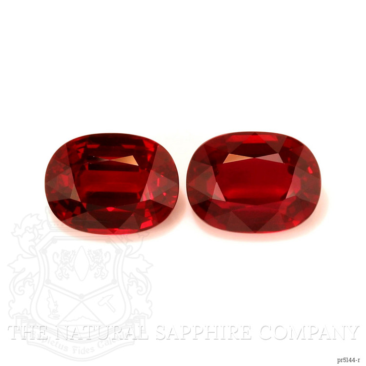 10.18 Ct.Tw. Ruby Pair from Mozambique
