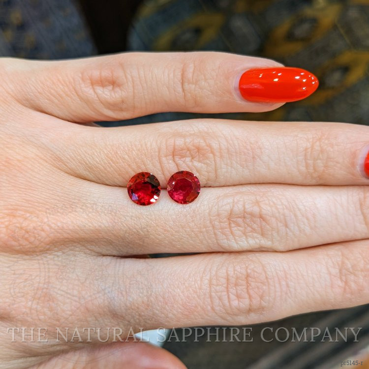 2.08 Ct.Tw. Ruby Pair from Mozambique