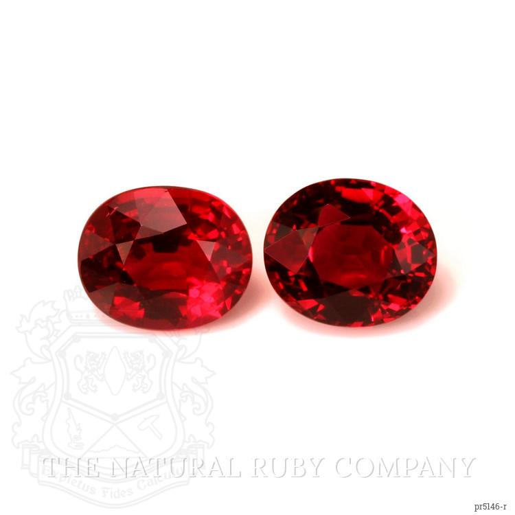 2.90 Ct.Tw. Ruby Pair from Mozambique