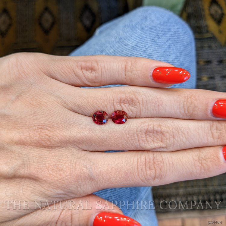 2.90 Ct.Tw. Ruby Pair from Mozambique