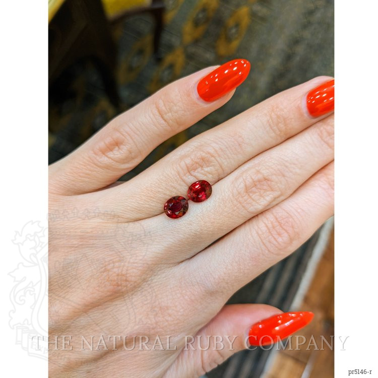 2.90 Ct.Tw. Ruby Pair from Mozambique