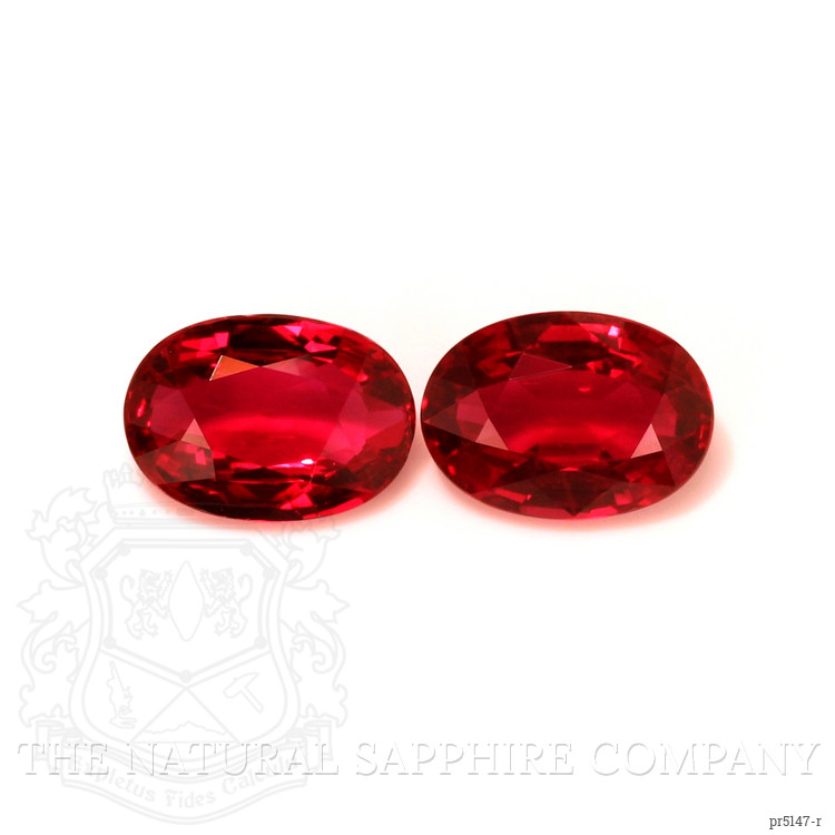 3.03 Ct.Tw. Ruby Pair from Mozambique