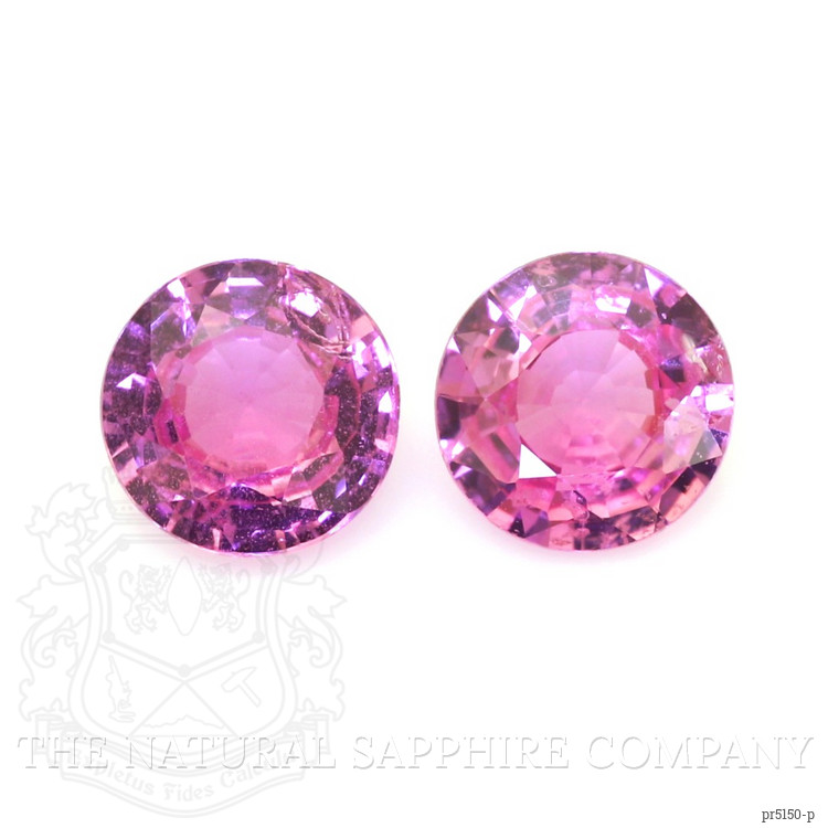 1.96 Ct.Tw. Pink Sapphire Pair from Ceylon (Sri Lanka)