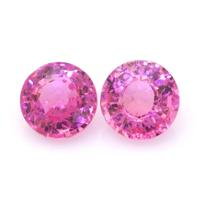 2.33&nbsp;Ct.Tw.Total Carat Weight Pink Sapphire Pair from Ceylon (Sri Lanka) Video