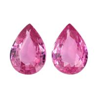 2.10&nbsp;Ct.Tw.Total Carat Weight Pink Sapphire Pair from Ceylon (Sri Lanka) Video