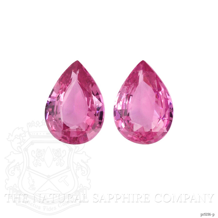 2.10 Ct.Tw. Pink Sapphire Pair from Ceylon (Sri Lanka)