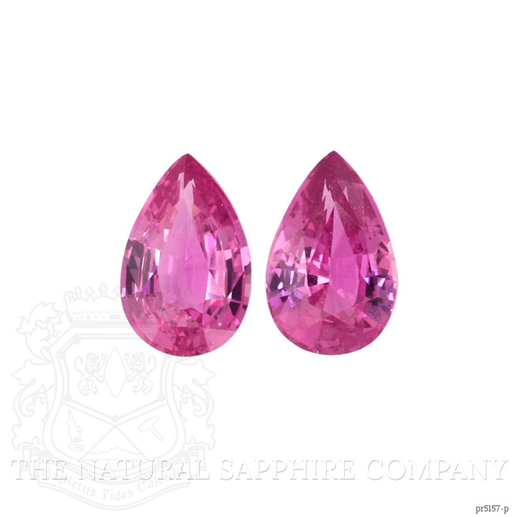 2.36 Ct.Tw. Pink Sapphire Pair from Ceylon (Sri Lanka)